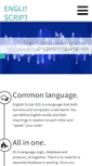 Mobile Screenshot of englishscript.com